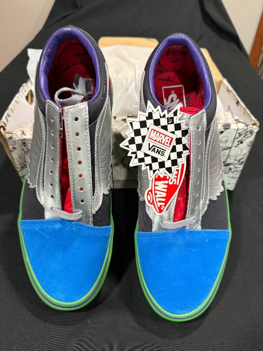 Vans x Marvel What The Avengers Old Skool Men 10.5 Women 12 NWT 2018 w/ Box
